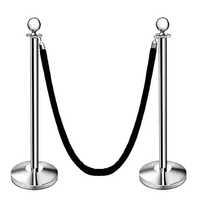 Silver Queue Manager Stand