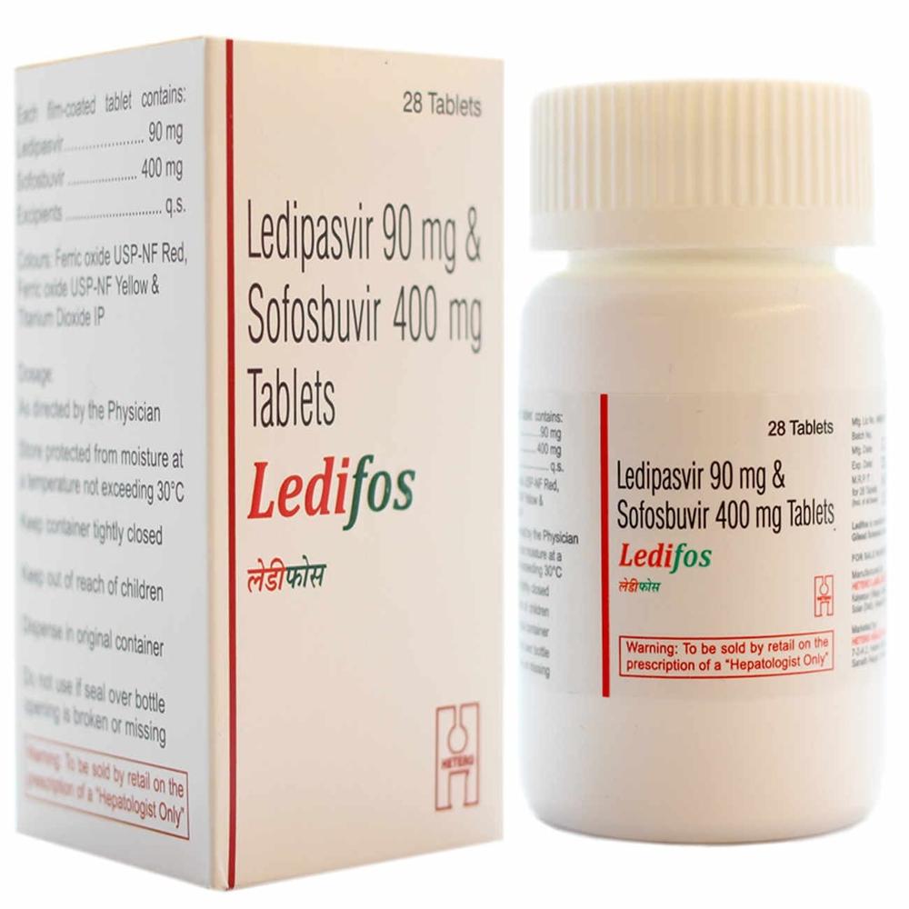 Ledifos Ledipasvir & Sofosbuvir Tablet - Origin: India