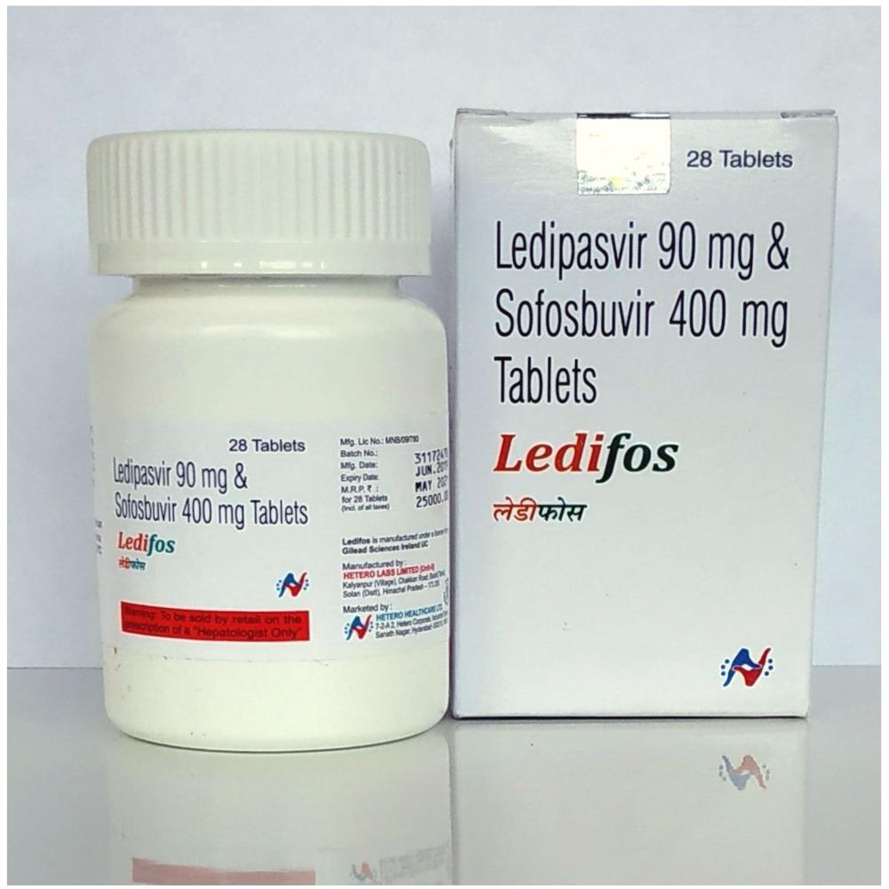 Ledifos Ledipasvir & Sofosbuvir Tablet - Origin: India