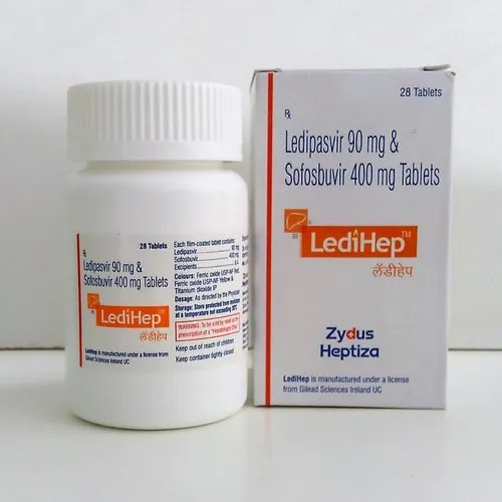 Ledihep Ledipasvir 90mg & sofosbuvir 400mg