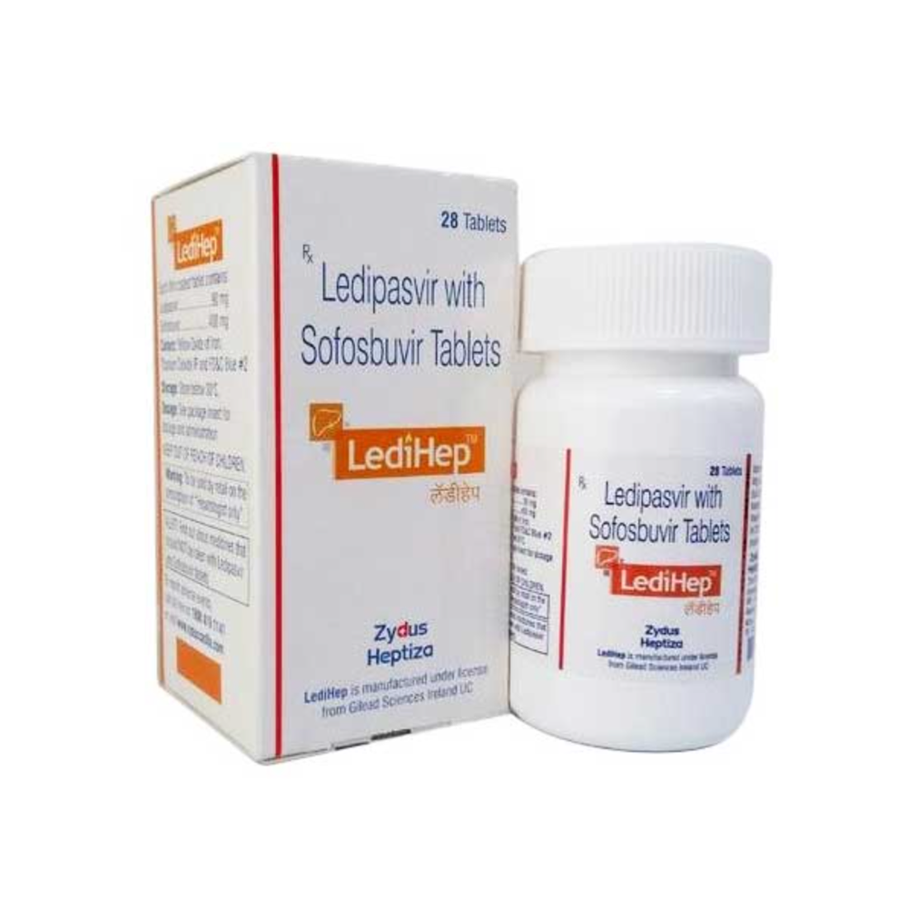 Ledihep Ledipasvir 90mg & sofosbuvir 400mg