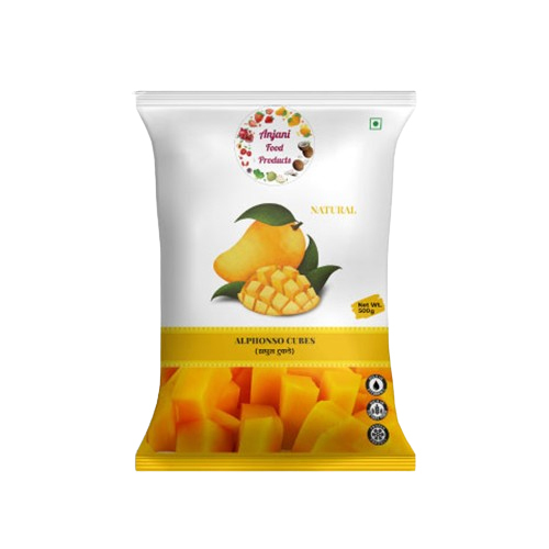 Frozen Alphanso Cubes - Color: Yellow