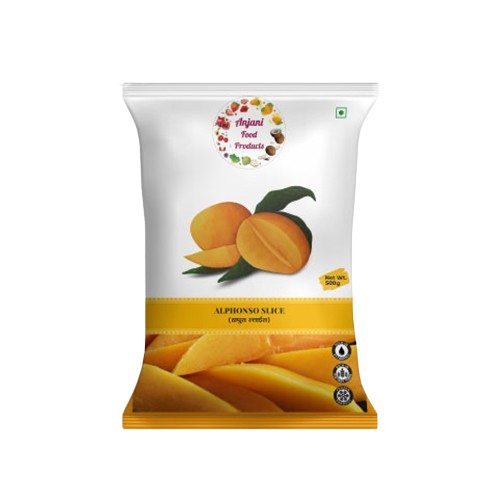 फ्रोज़न अल्फांसो-आम के टुकड़े