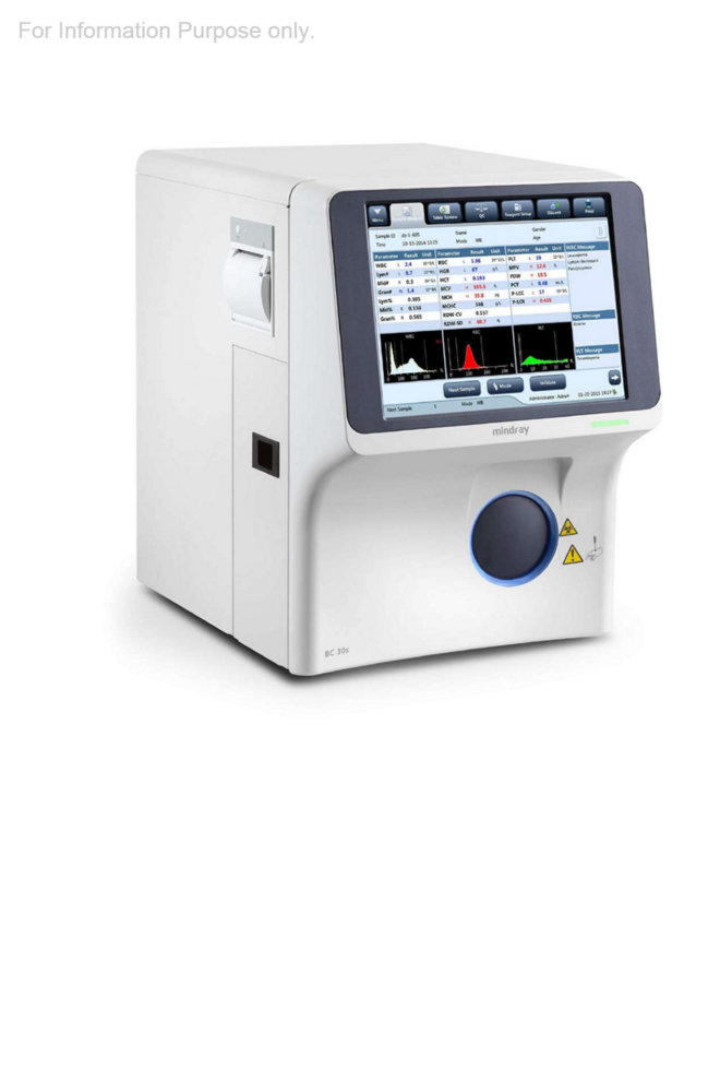 Mindray BC-20s Auto Hematology Analyzer