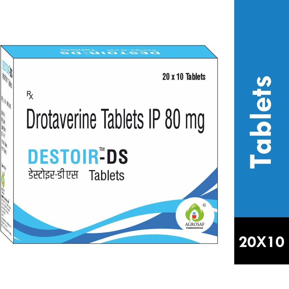 DESTOIR DS TABLET - Drotaverine (80mg)