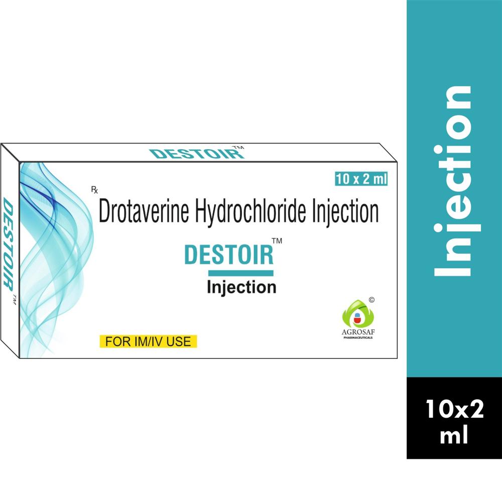 DESTOIR INJECTION - DROTAVERINE 40MG INJECTION