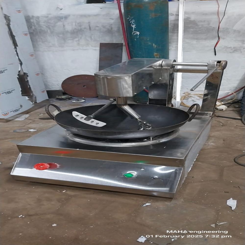 Automatic Frying Machine - Color: Silver