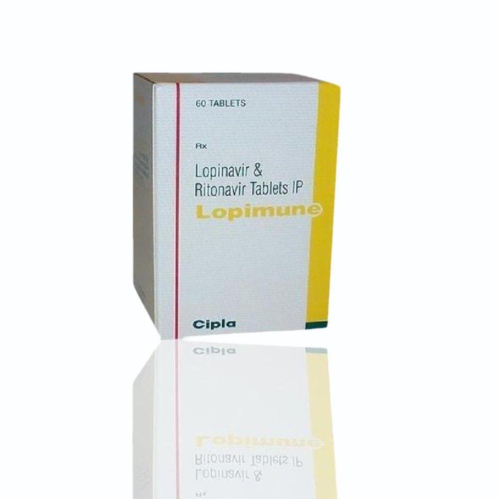 Lopimune  Ritonavir (50mg) + Lopinavir (200mg) Tablet 