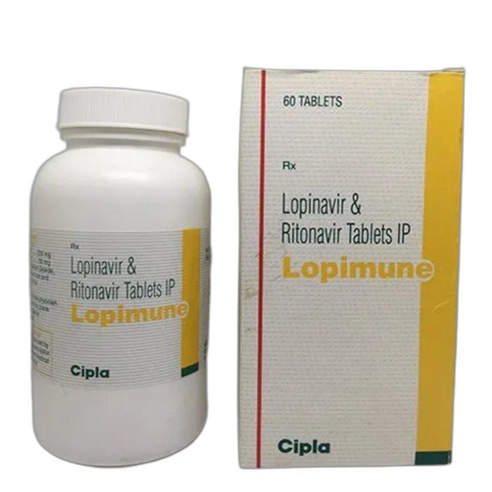 Lopimune  Ritonavir (50mg) + Lopinavir (200mg) Tablet 