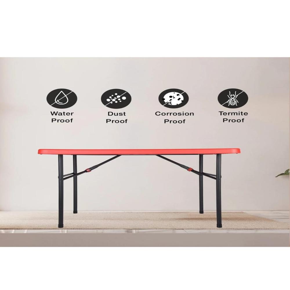 Supreme Swiss Dining Table - Eco-friendly, 762mm Depth X 1220mm Width X 743mm Height | Durable Build, Smooth Finish, Warranty Included