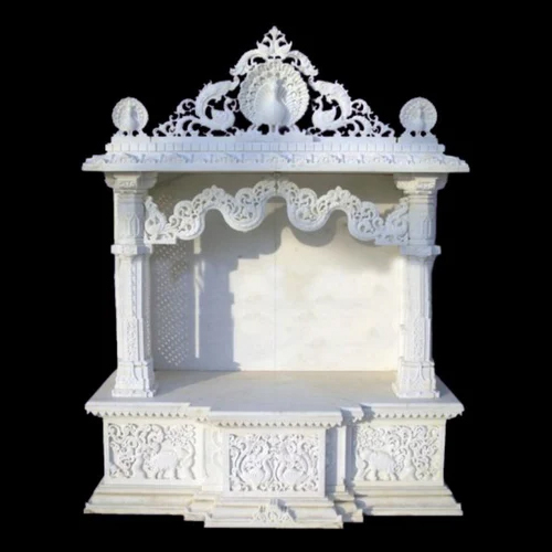 White Marble Home Temple