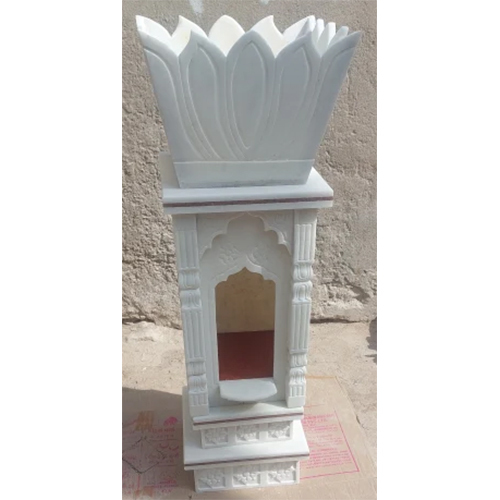 White Marble Tulsi Stand