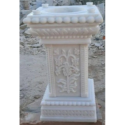 Modern Marble Tulsi Stand