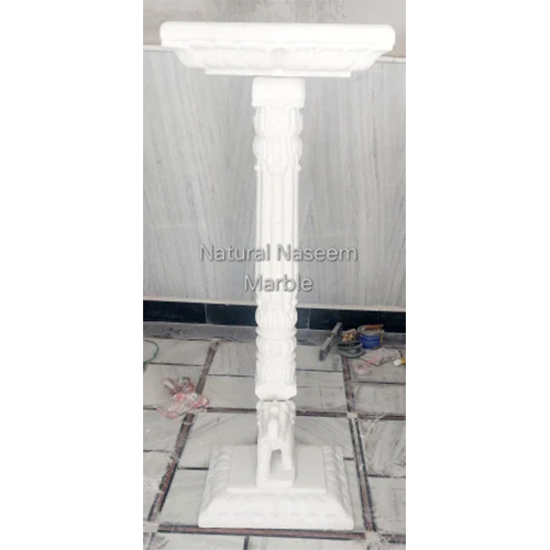 White Marble Pillar