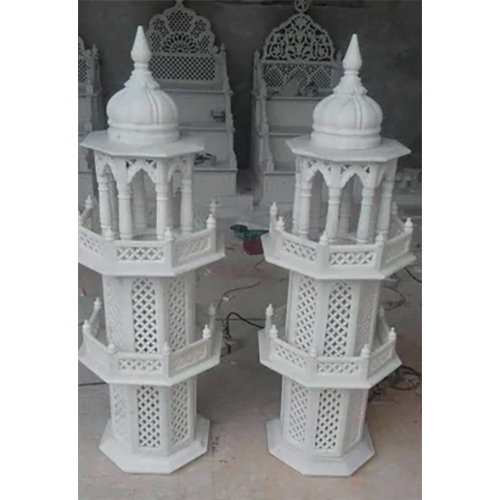 White Marble Masjid Minar