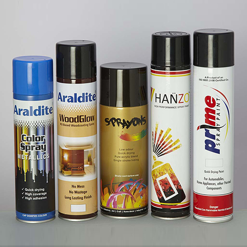 Aerosol Spray Paint Cans - Color: Multicolor