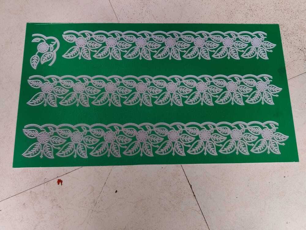 Jarkan Dye Cutting Designer Sheet - Color: Green