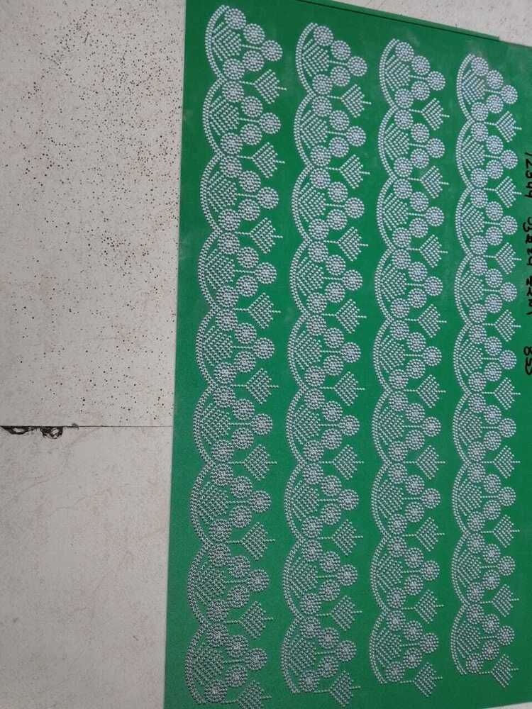 Jarkan Dye Cutting Designer Sheet - Color: Green