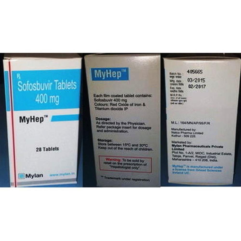 MY Hep Sofosbuvir Tablet 400mg 