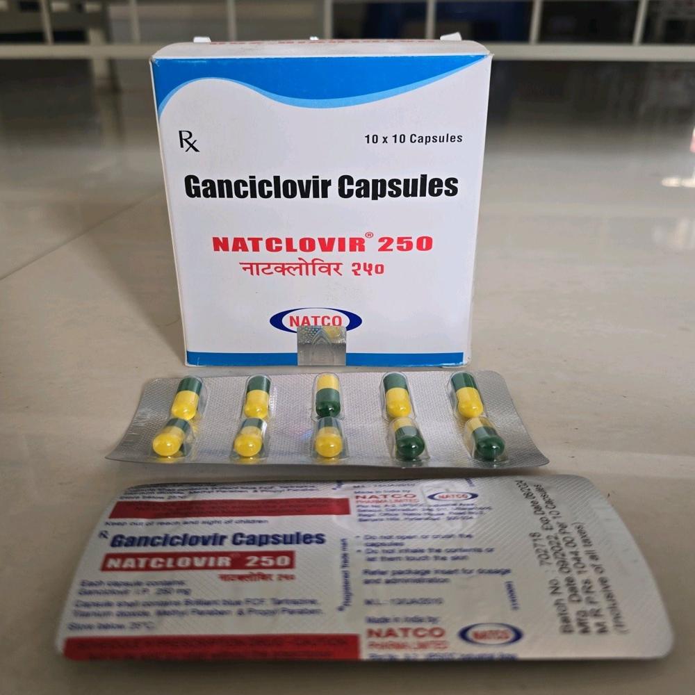 Natclovir  Ganciclovir  Capsule 250 MG 