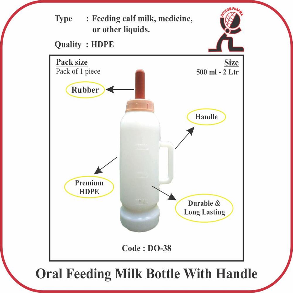 Oral Feeding Handle Bottle - Nipples (Rubber)