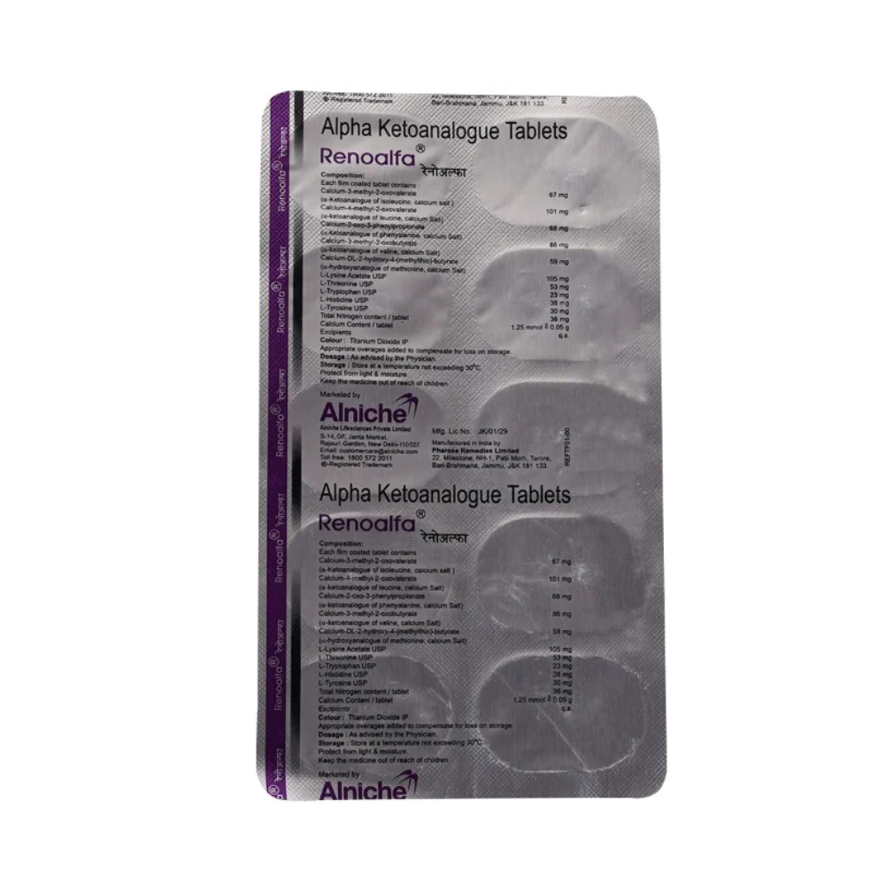 Renoalfa Alpha Ketoanalogue Tablet