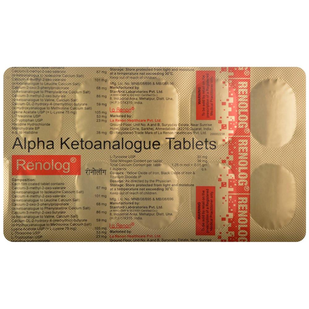 Renolog  Alpha Ketoanalogue  Tablet 