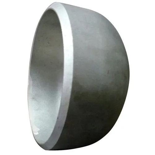 Stainless Steel Butweld Pipe Cap - Color: Silver