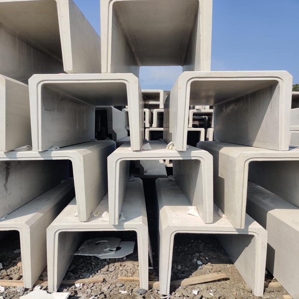 Precast RCC U Drain