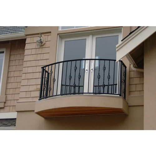 Wrought Iron Balcony Railing - Feature: Easily Assembled