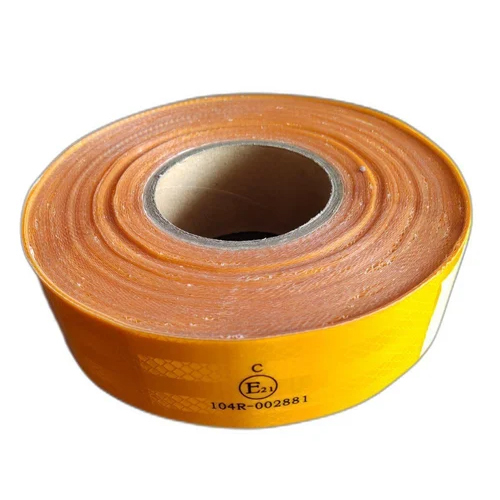 Pvc Reflective Tape - Color: Yellow