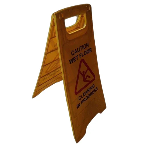 Acrylic Safety Signage - Color: Yellow