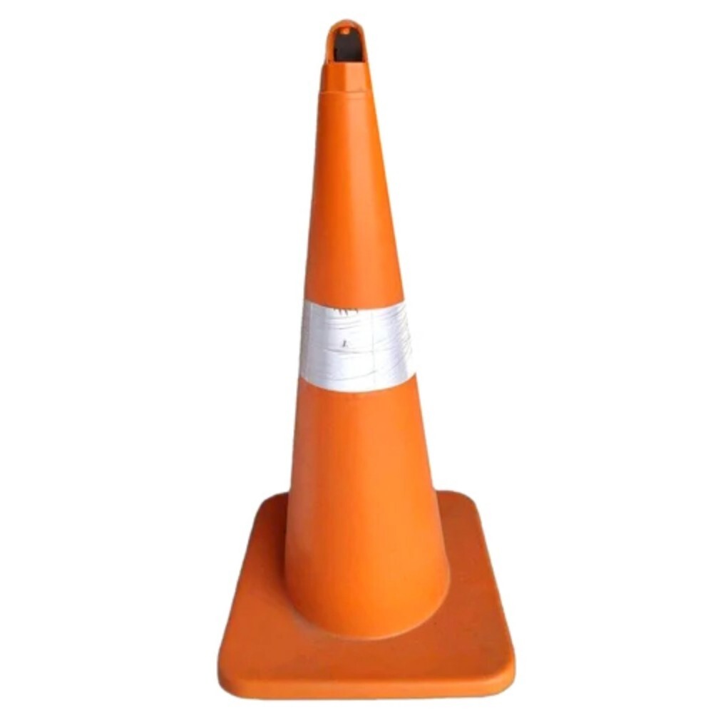 Reflective Traffic Safety Cone - Color: Orange