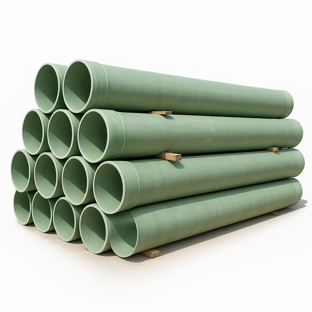 FRP (Fiber-Reinforced Plastic) piping