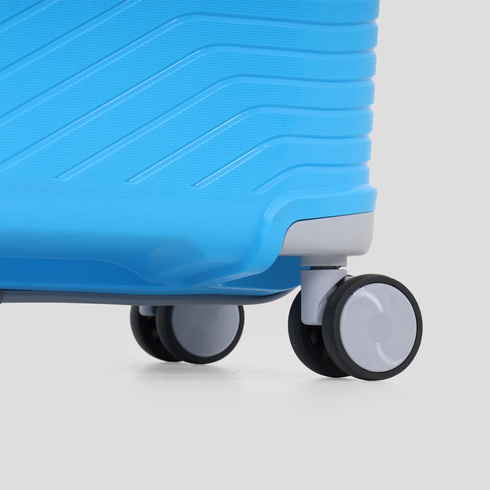 Sky blue 28 inch trolley bag