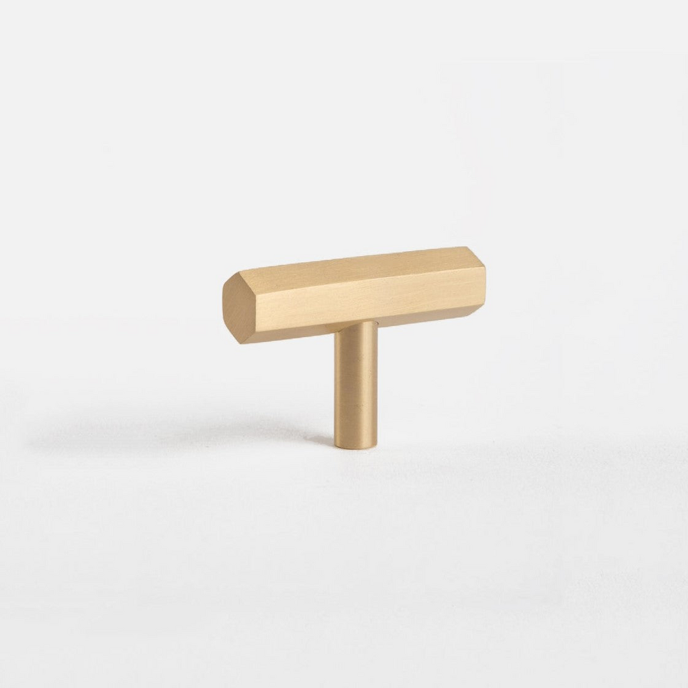 Equinox Knob | Kitchen Cabinet Knob | Drawer Knob | Dresser Knob | Cupboard Knob | Closet Knob | Furniture Knob | T-Shape Hexagonal Knob