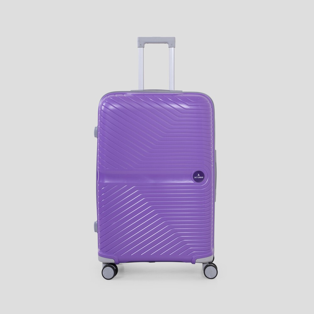 purple 28 inch trolley bag