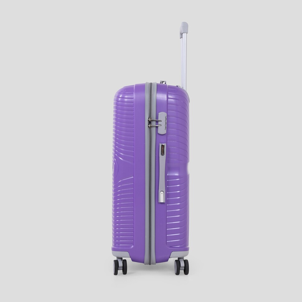 purple 28 inch trolley bag
