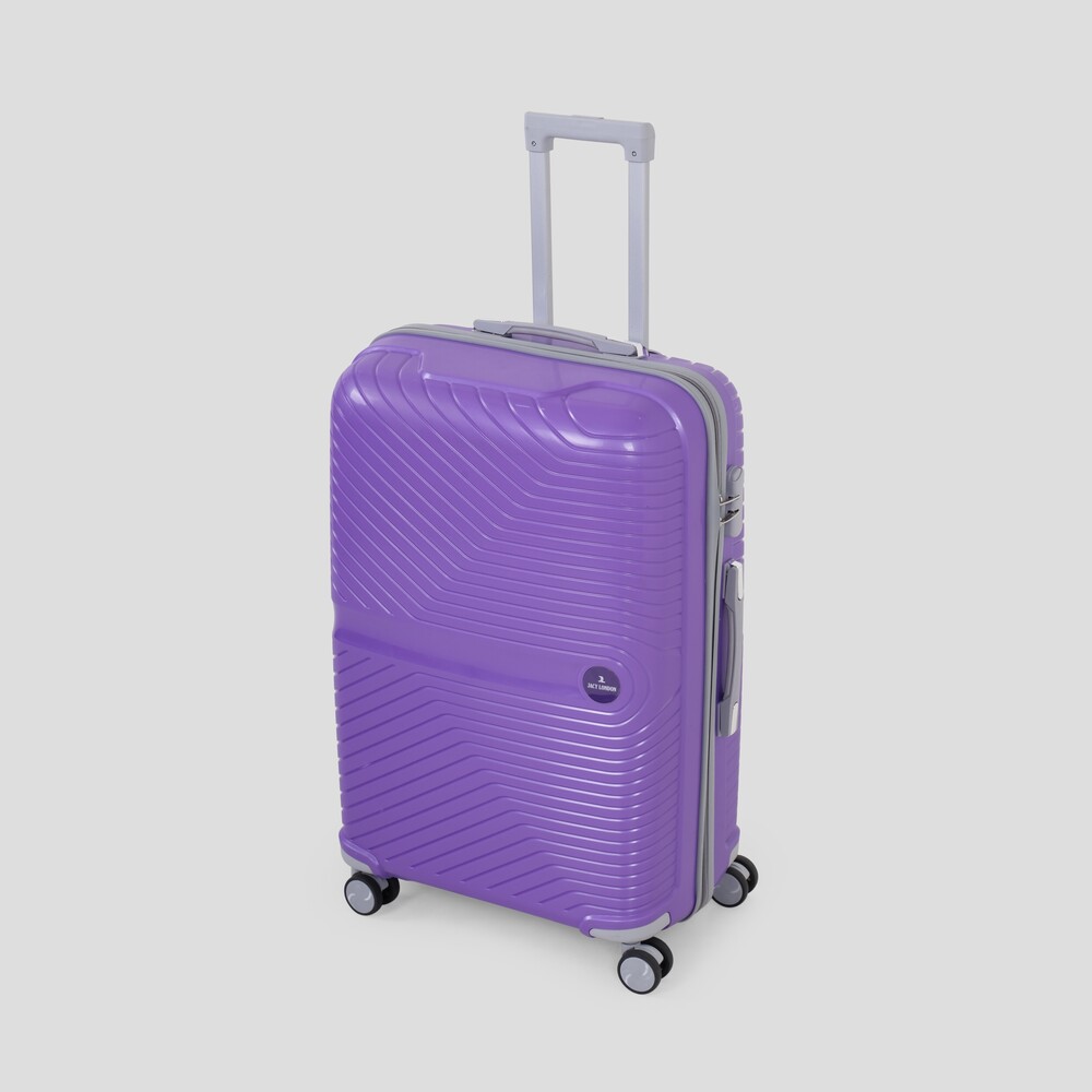purple 28 inch trolley bag
