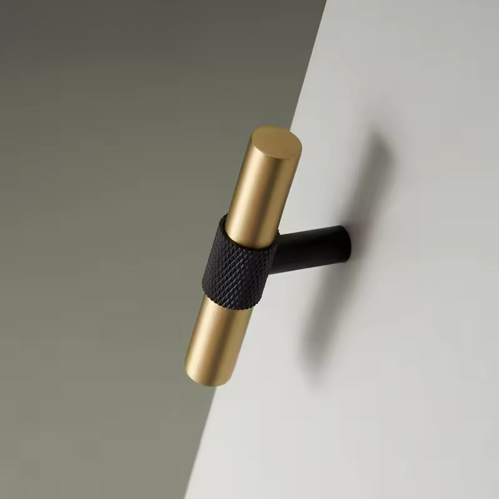 Nightingale Knurled Knob | Kitchen Cabinet Knob | Drawer Knob | Dresser Knob | T-Shape Knob | Bathroom Knob