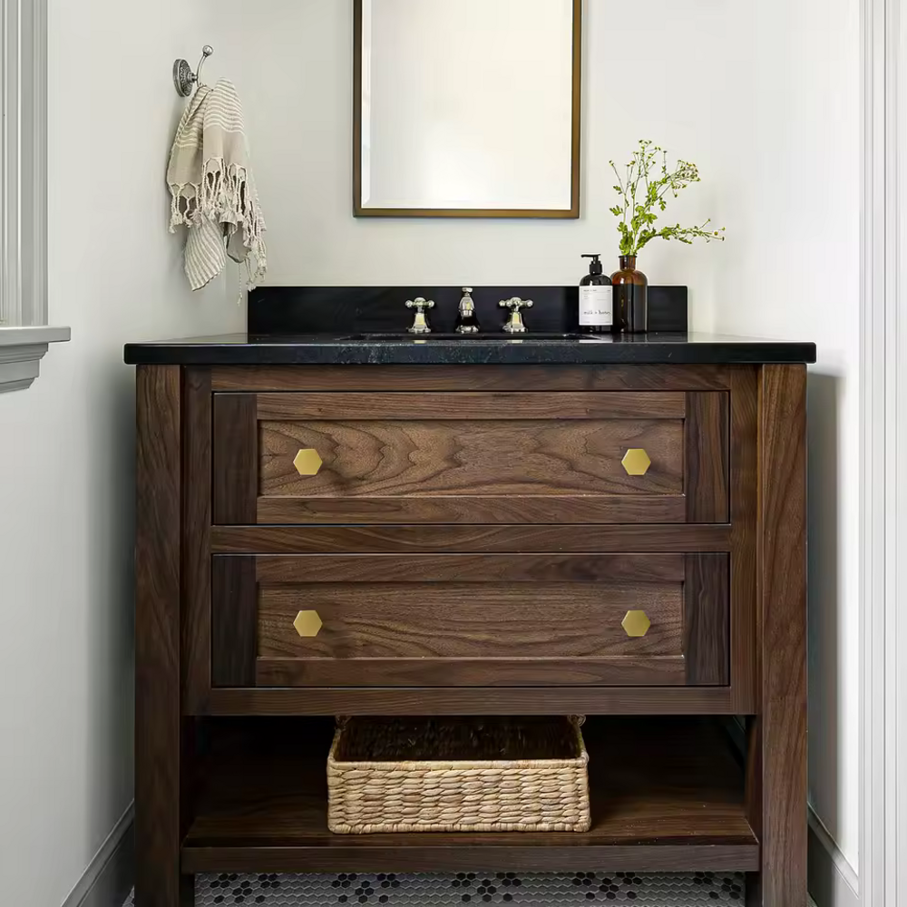 Halo Knob | Kitchen Cabinet Knob | Drawer Knob | Dresser Knob | Hexagonal Knob | Cupboard Knob | Bathroom Knob | Shoe Box Knob
