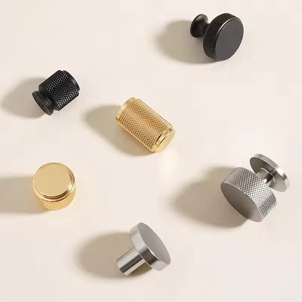 Solar Knurled Knob | Kitchen Cabinet Knob | Drawer Knob | Dresser Knob | Wardrobe Knob | Bathroom Knob