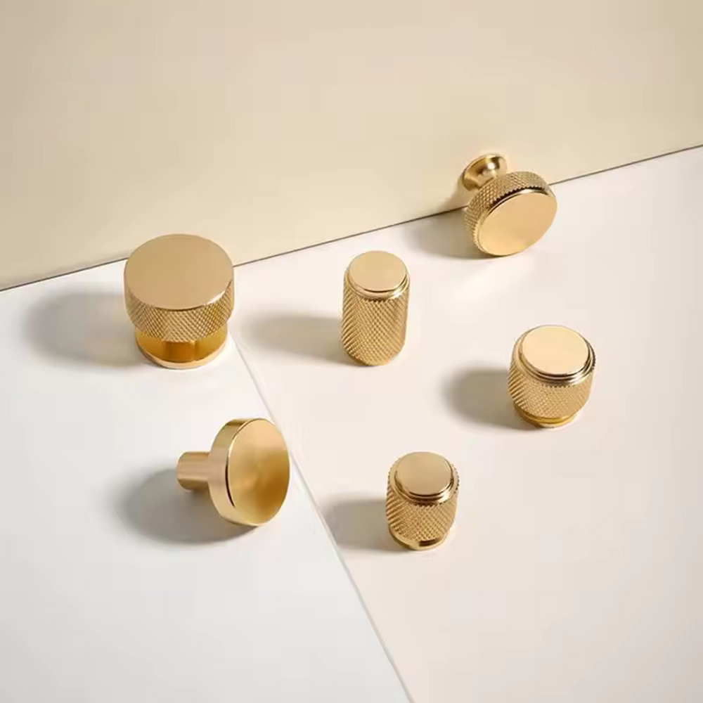 Solar Knurled Knob | Kitchen Cabinet Knob | Drawer Knob | Dresser Knob | Wardrobe Knob | Bathroom Knob