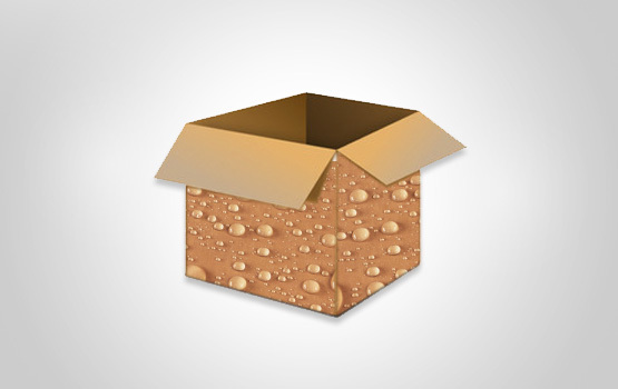 Water Repellent Corrugated Box