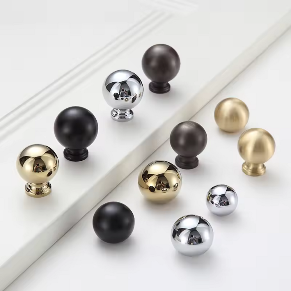 Ruby Sphere Knob | Round Knob | Circular Knob | Kitchen Cabinet Knob | Drawer Knob | Dresser Knob | T-shape Knob | Bathroom Knob | Wardrobe Knob