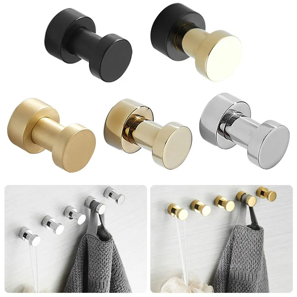 Clover Brass Hooks | Coat Hanger Hook | Hallway Wall Hook | Nordic Clothes Hook | Punch Free Hook