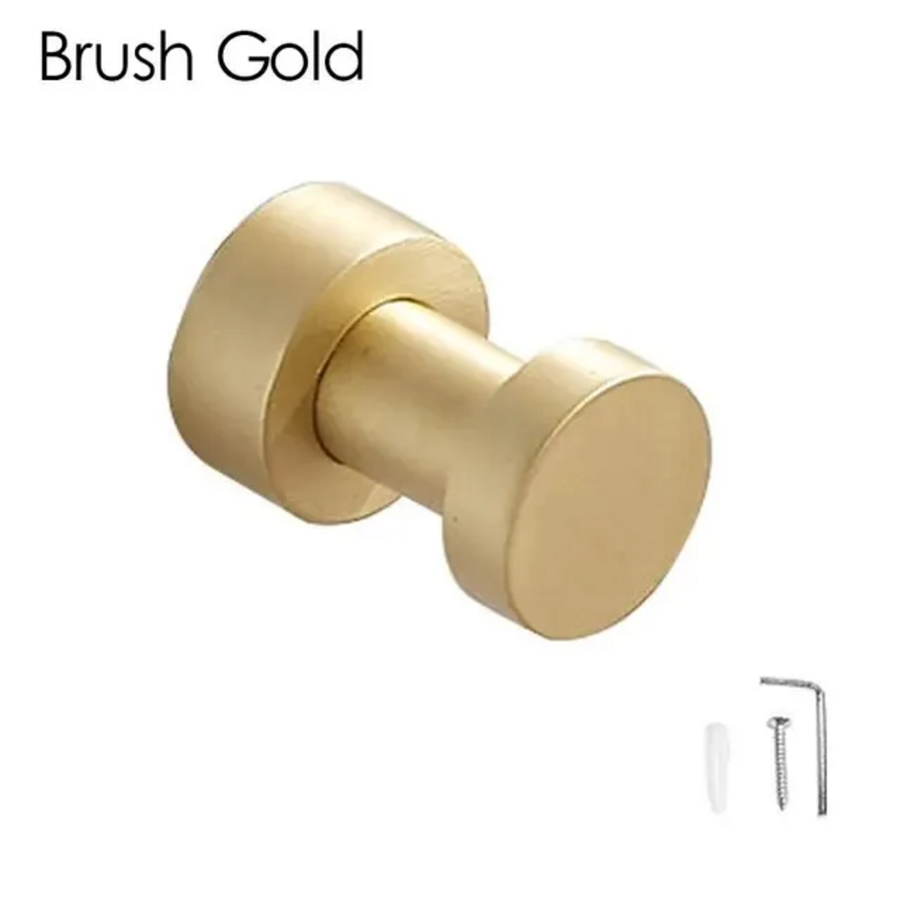 Clover Brass Hooks | Coat Hanger Hook | Hallway Wall Hook | Nordic Clothes Hook | Punch Free Hook