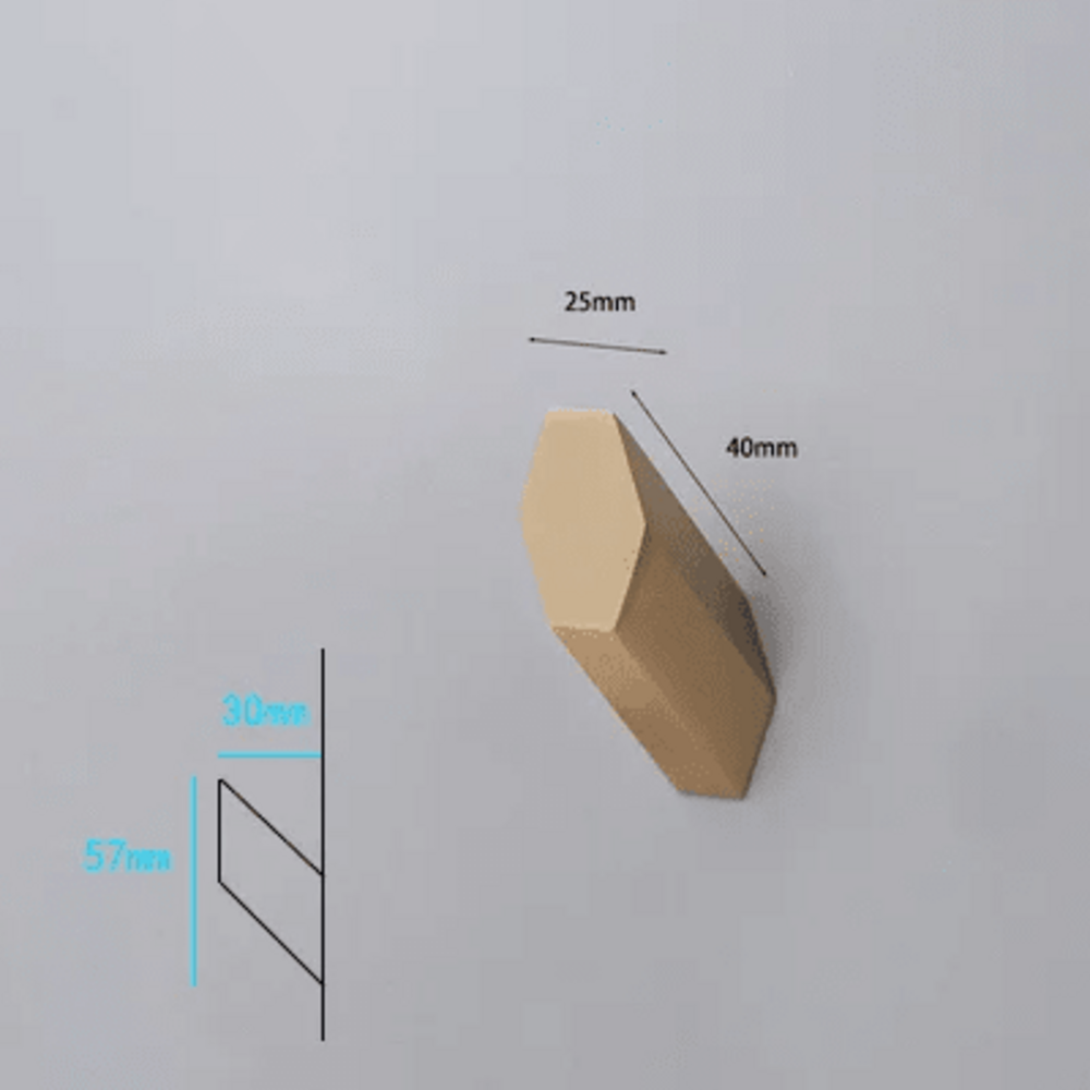 Terra Brass Hooks | Robe Hook | Kitchen Hook | Keys Hook | Nordic Clothes Hook | Decorative Hook - Application: Coat Hanging