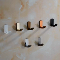 Brook Brass Hooks | Robe Hook | Kitchen Hook | Decorative Hook | Coat Hook | Adhesive Hook