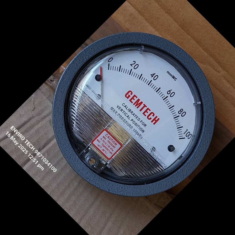Gemtech Differential Pressure Gauge In Khursipar Bhilai Chhattisgarh